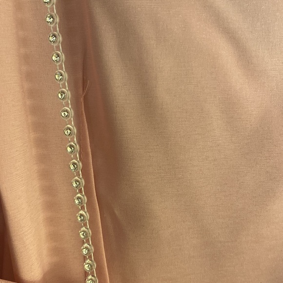 NWT Aidan by Aidan Mattock Watercolor Print Satin Gown Pink Multi - Picture 5 of 7